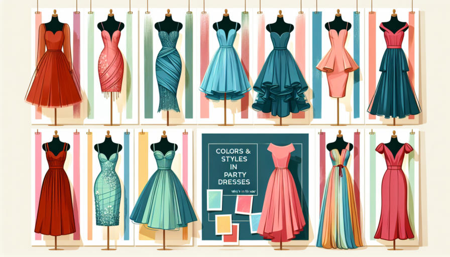 Colores y estilos en vestidos de fiesta: qué se lleva este año