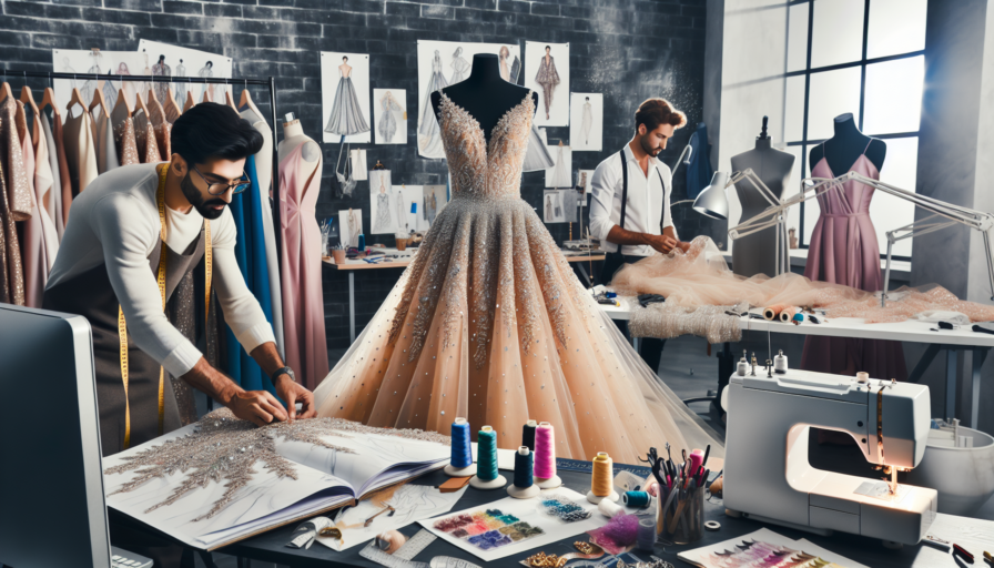 El proceso creativo detrás de un vestido de alta costura